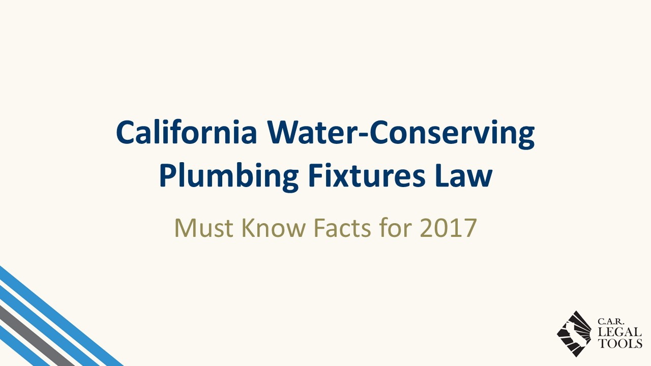 Water-Conservinf Plumbing Fixtures Image